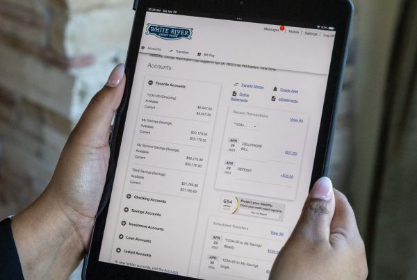 an ipad using multi-factor authentication
